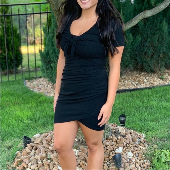 Black Mini Dress NWT - Picture 1 of 2